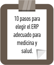 10 pasos para elegir ERP para medicina y salud