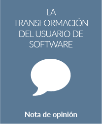 La transformación del usuario de software