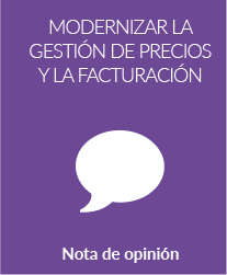 Modernizar la gestión de precios y la facturación