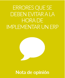 Los errores que se deben evitar a la hora de implementar un ERP