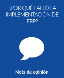 ¿Por qué falló la implementación de ERP?