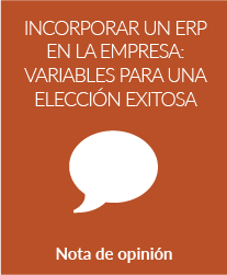 Incorporar un ERP en la empresa: variables para una elección exitosa