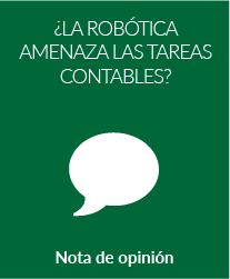 ¿La Robótica amenaza las tareas contables?