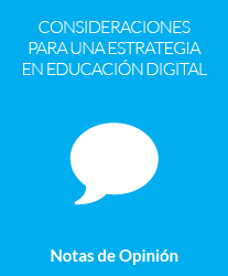 Consideraciones para una estrategia en Educación digital