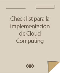 Check list para la implementación de Cloud Computing