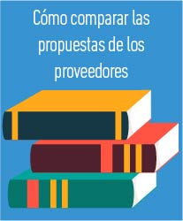 Cómo comparar las propuestas de los proveedores