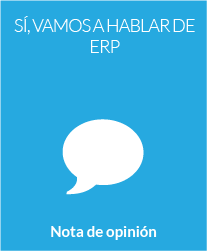 Sí, vamos a hablar de ERP