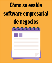 Cómo se evalúa software empresarial de negocios